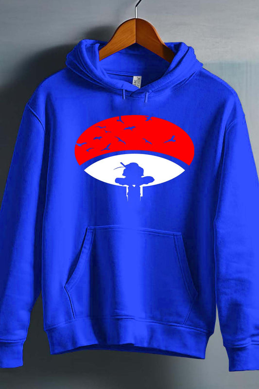 COULEUR:Bleu Roi|Sweat Capuche Garçon | Naruto ombre Bleu Roi