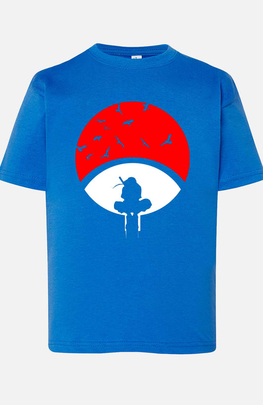 COULEUR:Bleu Roi|T-shirt Garçon | Naruto ombre Bleu Roi