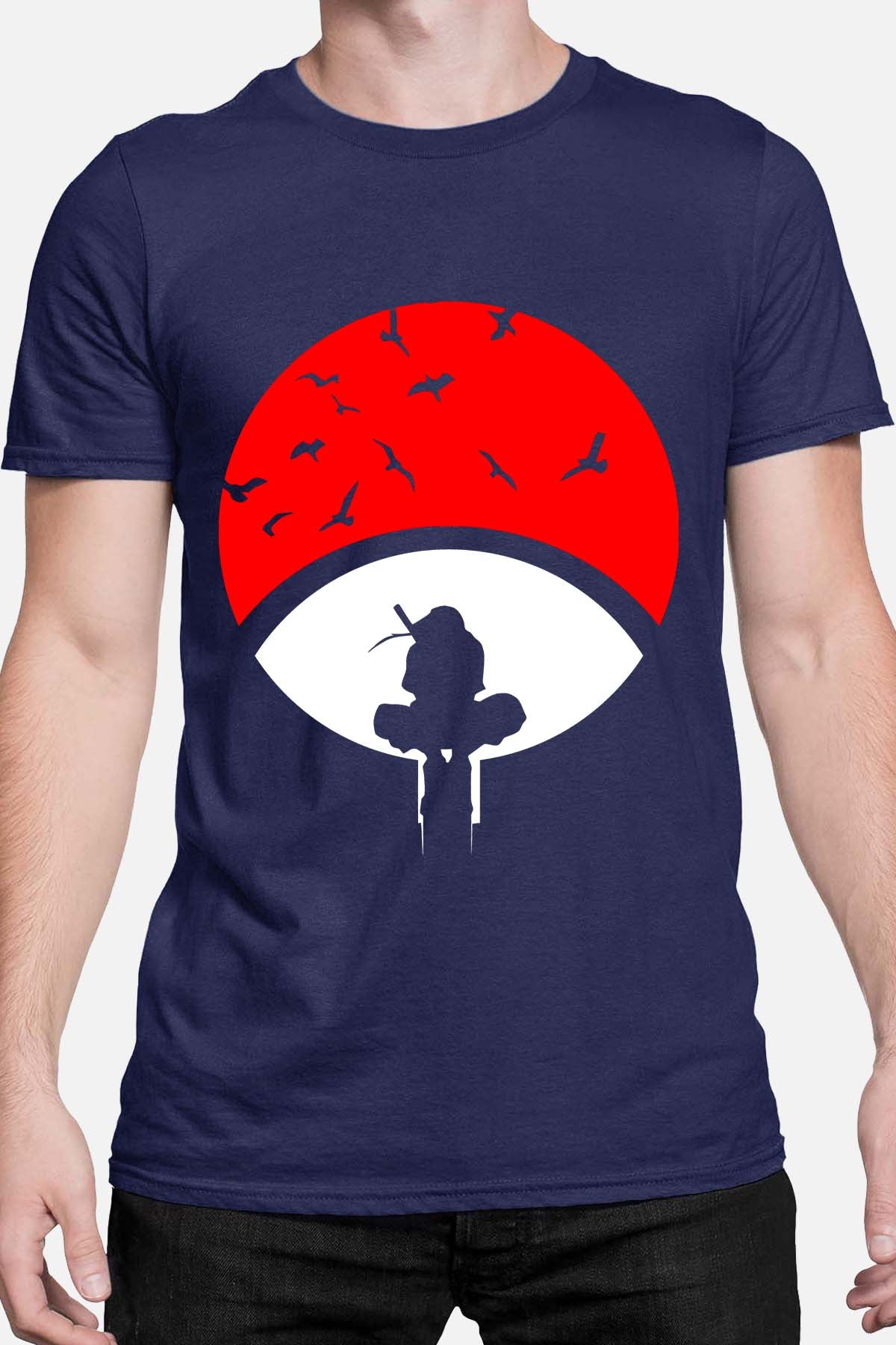 COULEUR:Marine|T-shirt Homme | Naruto ombre Marine