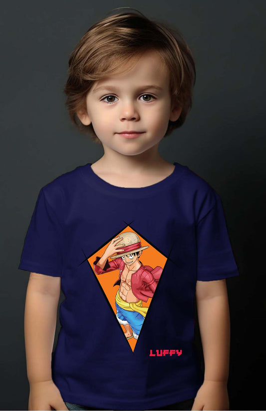 COULEUR:Marine|T-shirt Garçon | Neo Luffy Marine