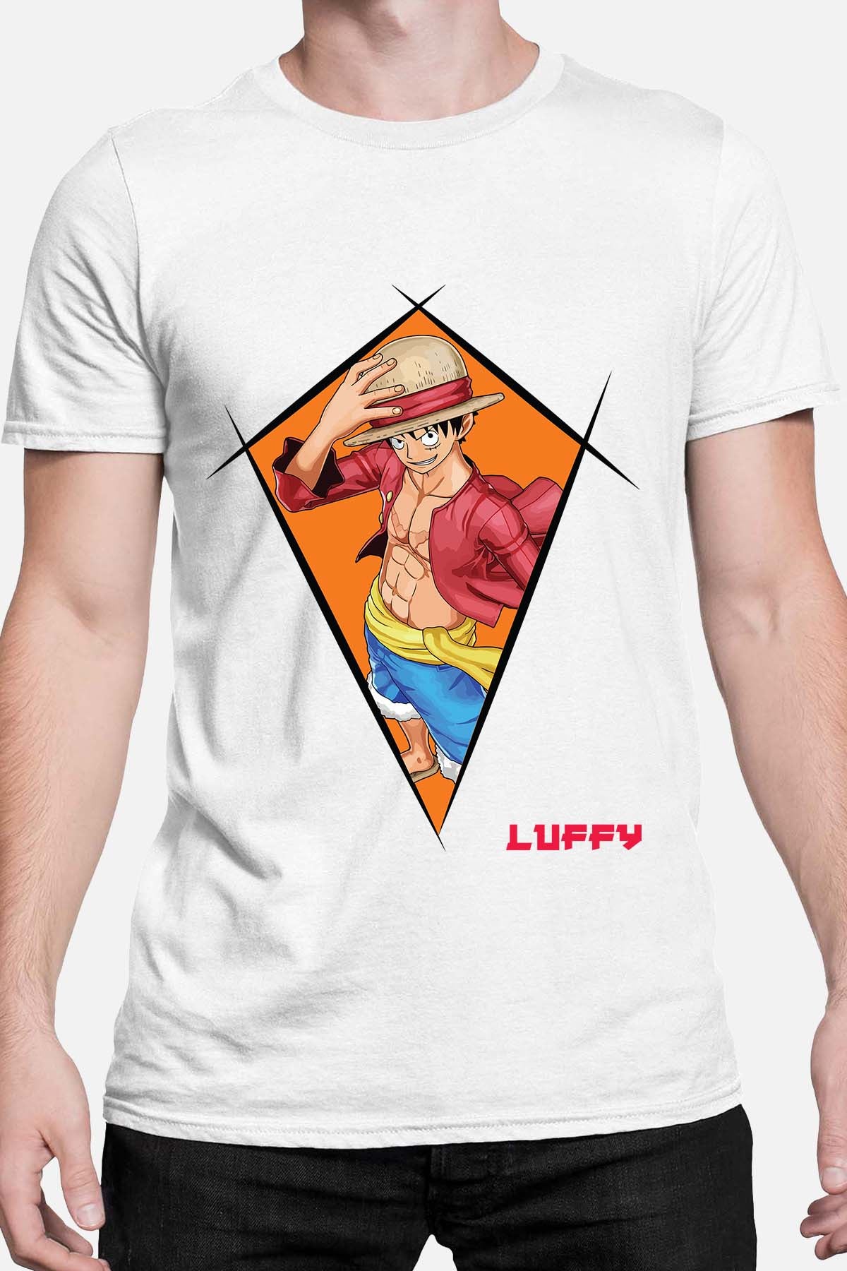 COULEUR:Blanc|T-shirt Homme | Neo Luffy Blanc