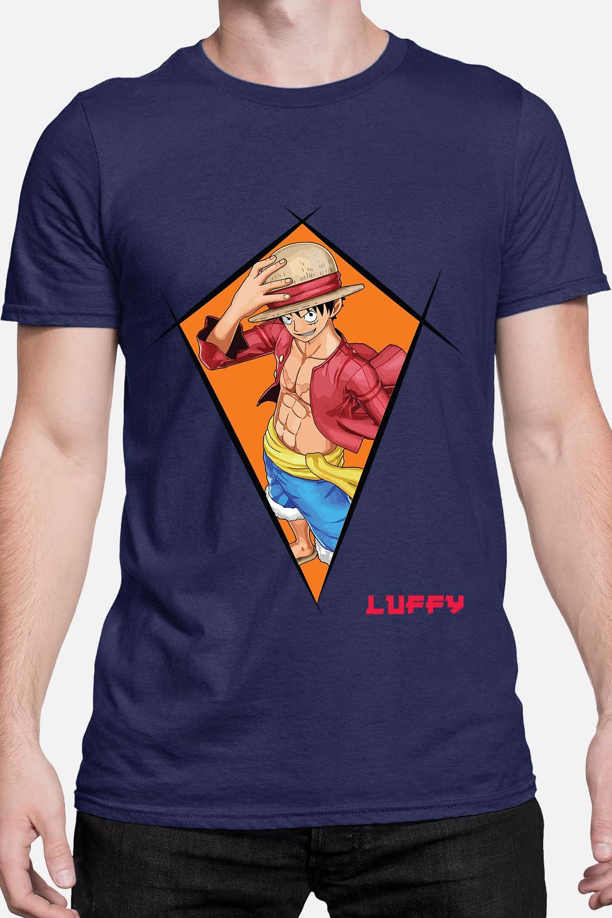 COULEUR:Marine|T-shirt Homme | Neo Luffy Marine