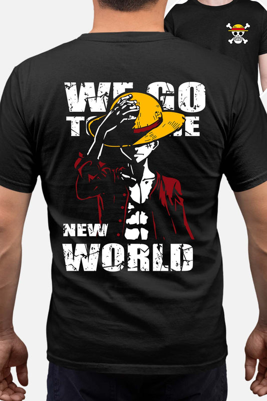 COULEUR:Noir|T-shirt Homme | New world Luffy Noir