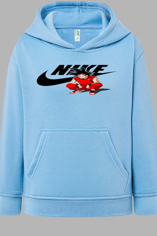 COULEUR:Bleu Ciel|Sweat Capuche Garçon | Nike Son Goku Bleu Ciel