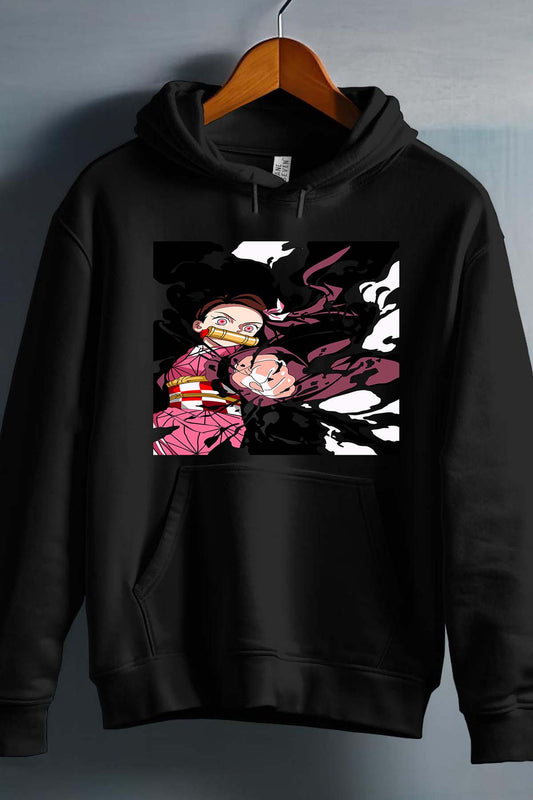 COULEUR:Noir|Sweat Capuche Garçon | No Yaiba Nezuko Noir