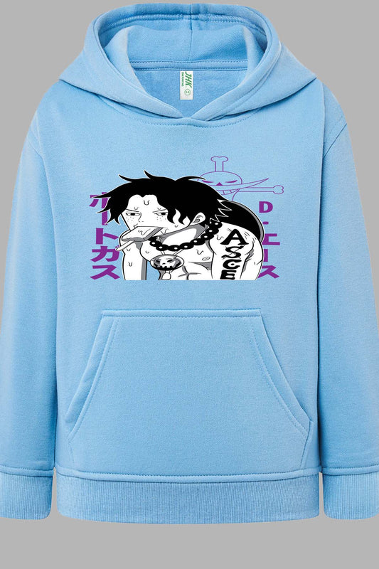 COULEUR:Bleu Ciel|Sweat Capuche Homme | ONEPIECE Ice cream Bleu Ciel