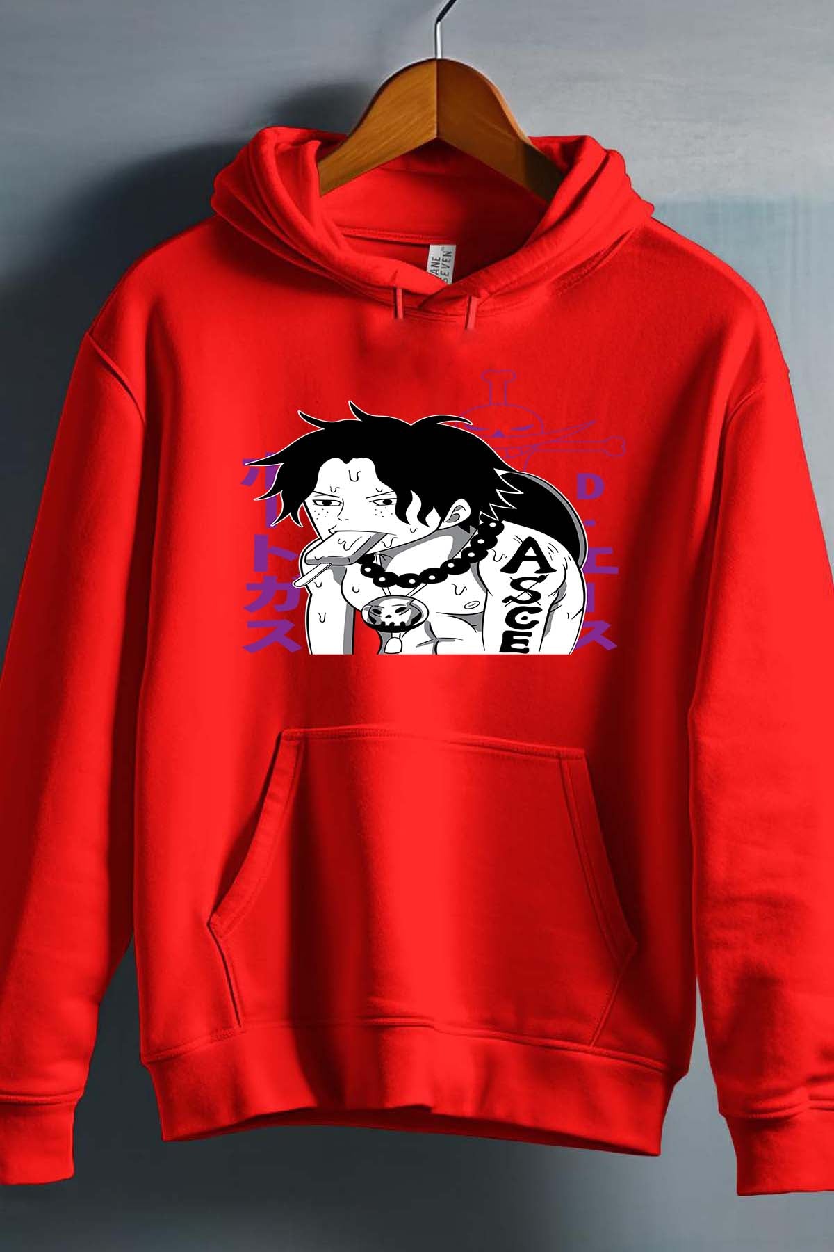 COULEUR:Rouge|Sweat Capuche Homme | ONEPIECE Ice cream Rouge