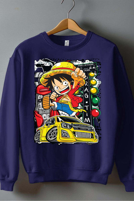 COULEUR:Marine|Sweat Col Rond Homme | ONEPIECE Pre stage Marine