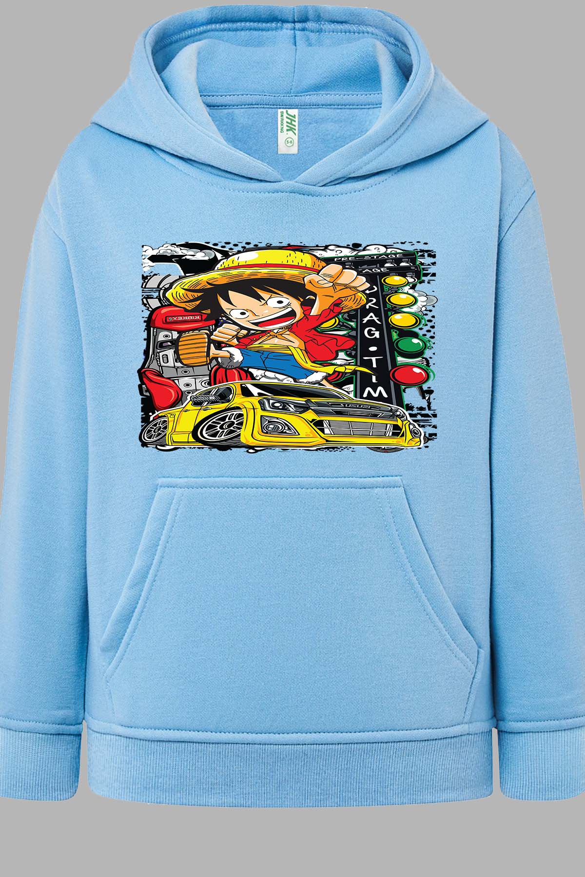 COULEUR:Bleu Ciel|Sweat Capuche Homme | ONEPIECE Pre stage Bleu Ciel
