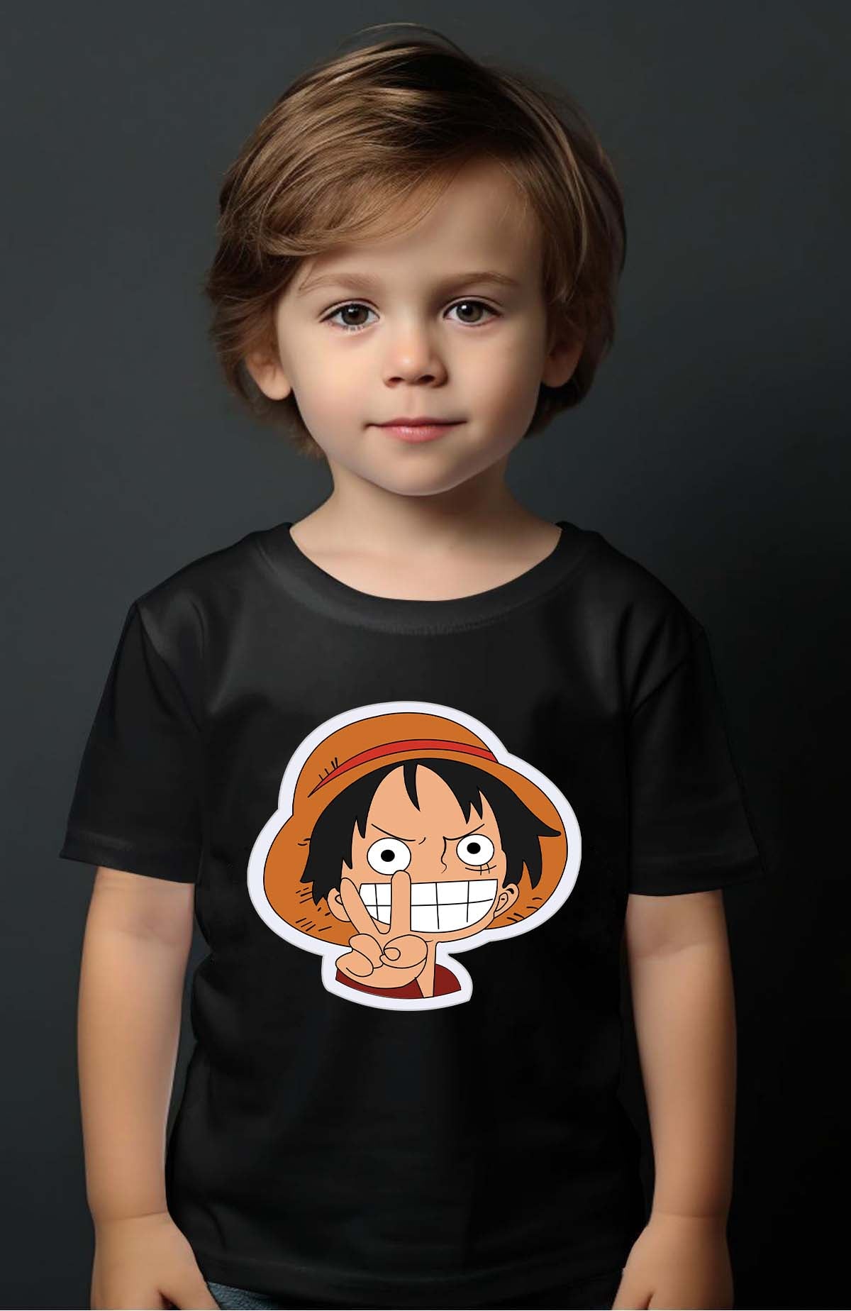 COULEUR:Noir|T-shirt Garçon | ONEPIECE Victory Noir