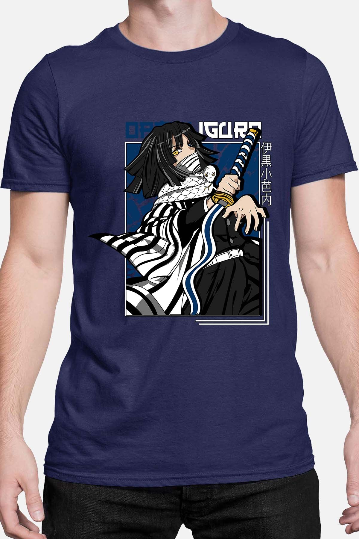 COULEUR:Marine|T-shirt Homme | Obanai Iguro 01 Marine