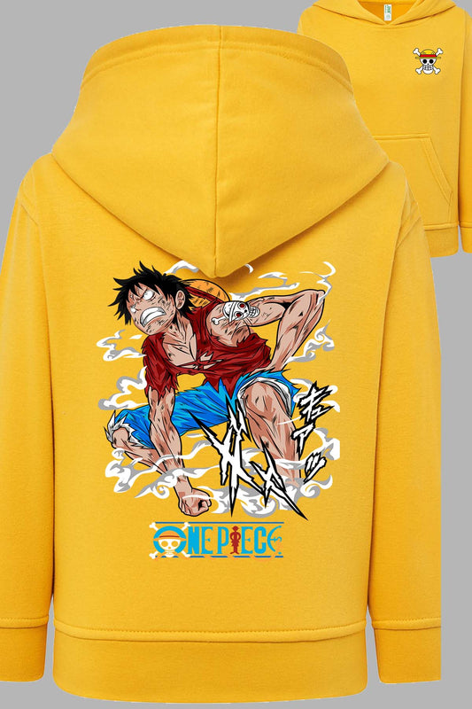 COULEUR:Jaune|Sweat Capuche Garçon | One pièce vénère Jaune