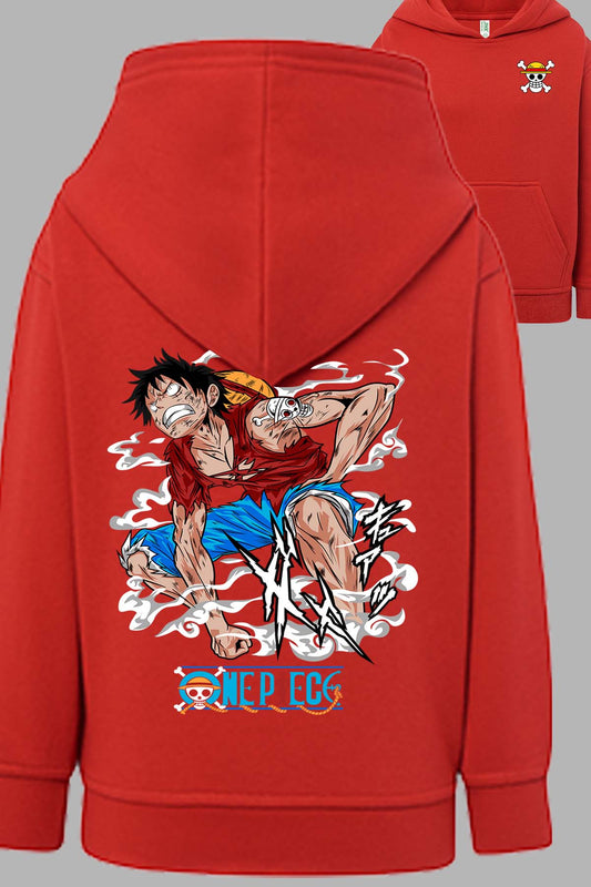 COULEUR:Rouge|Sweat Capuche Garçon | One pièce vénère Rouge