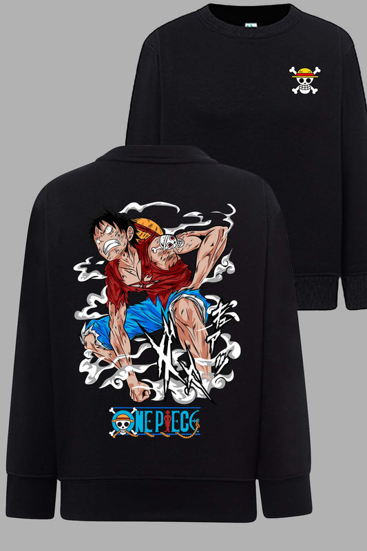 COULEUR:Noir|Sweat Col Rond Garçon | One pièce vénère Noir