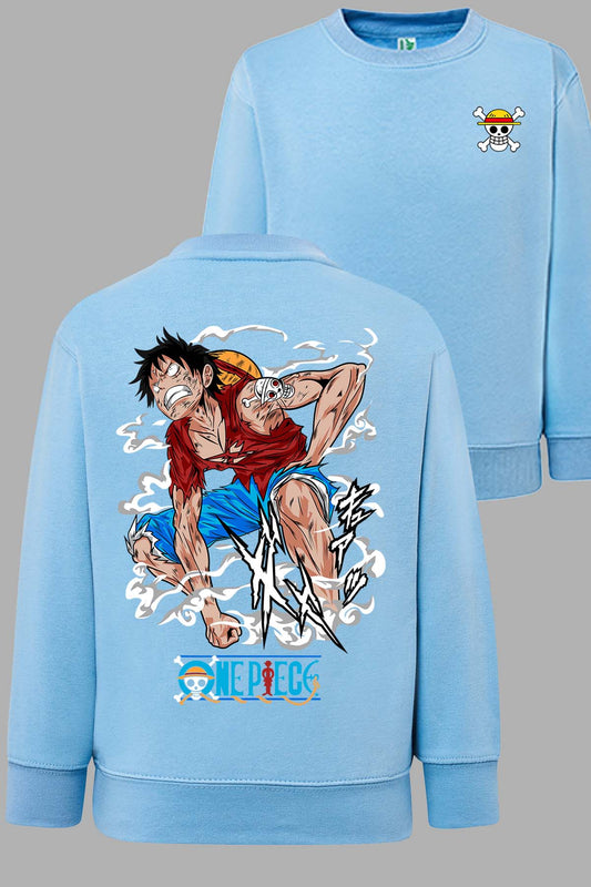 COULEUR:Bleu Ciel|Sweat Col Rond Homme | One pièce vénère Bleu Ciel