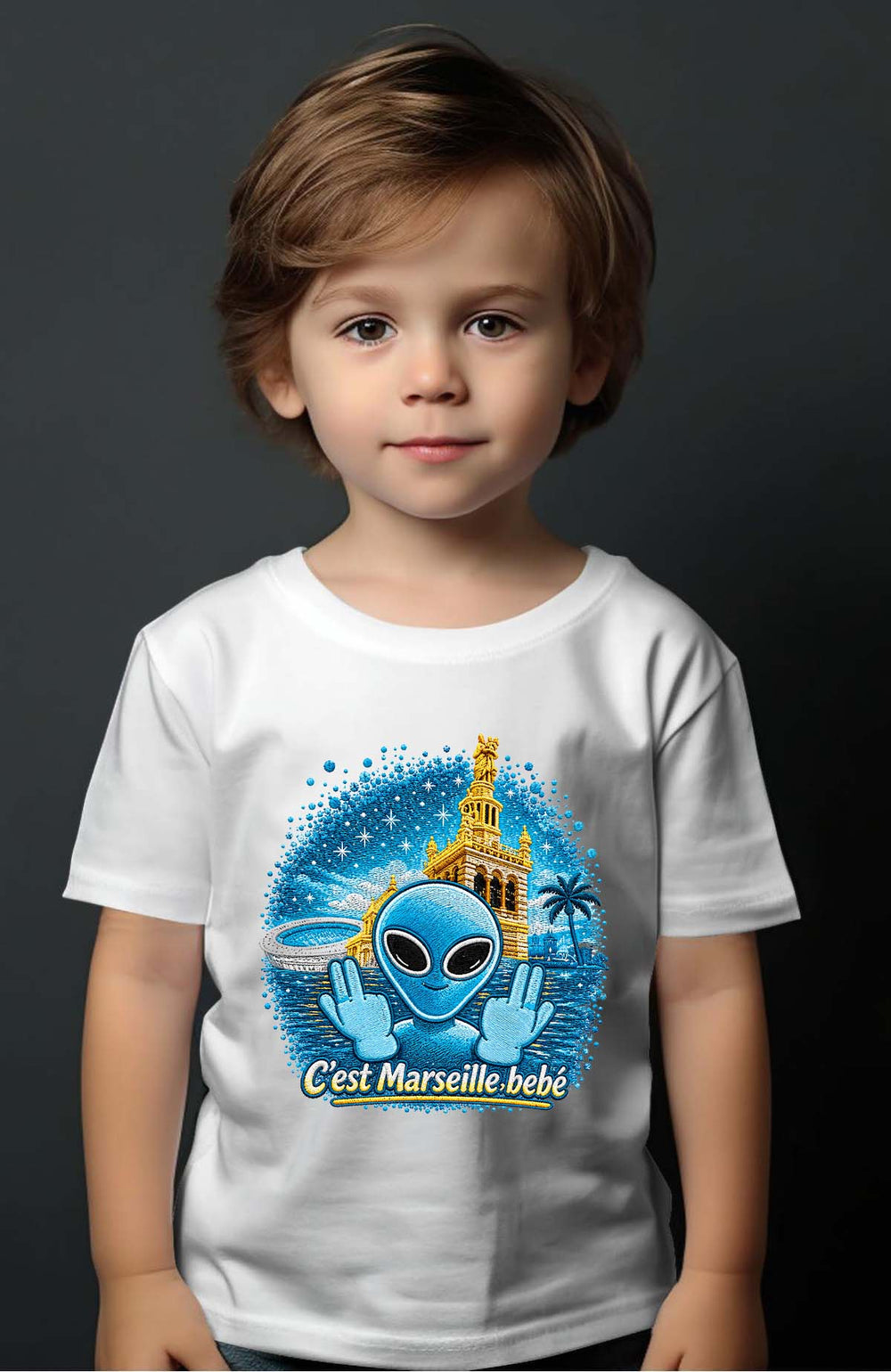 T-shirt Garçon | Ovni Mars Blue