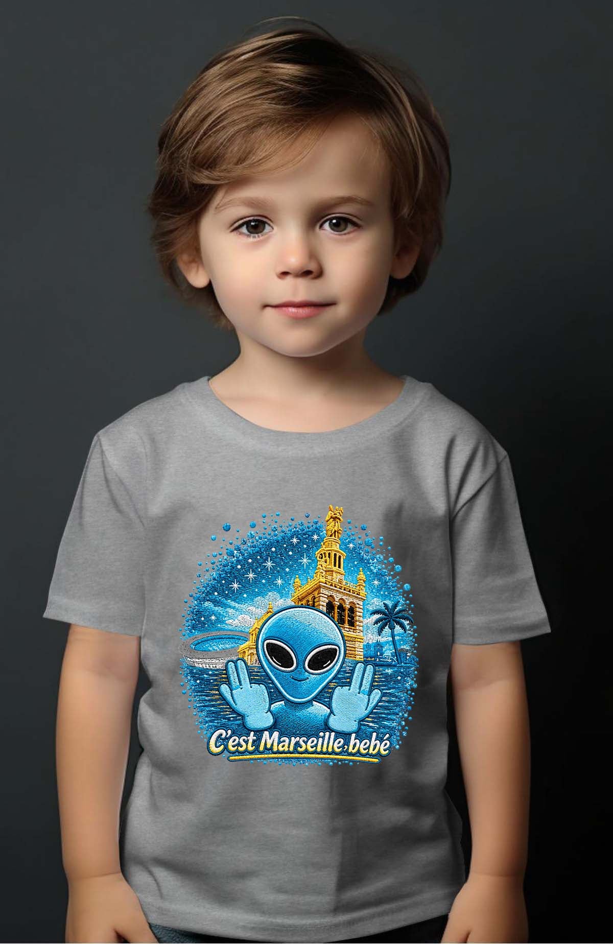 T-shirt Garçon | Ovni Mars Blue