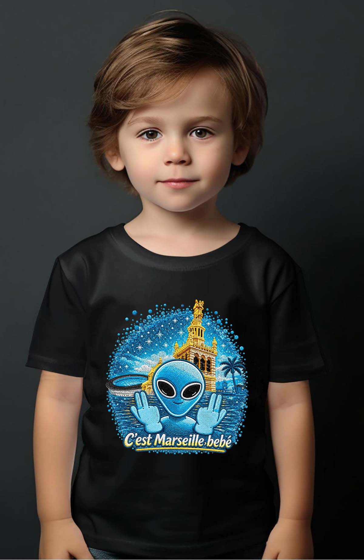 T-shirt Garçon | Ovni Mars Blue