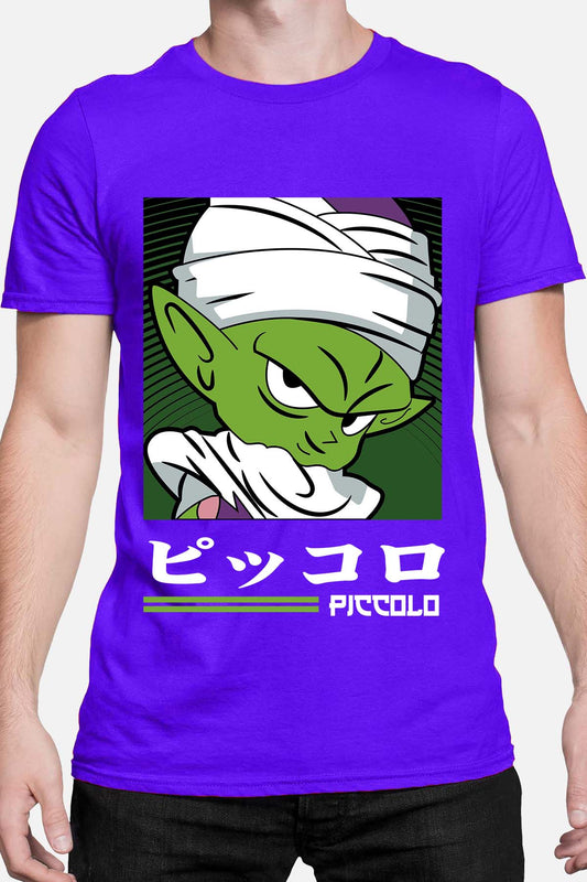 COULEUR:Bleu Roi|T-shirt Homme | PICCOLO CHIBI 01 Bleu Roi