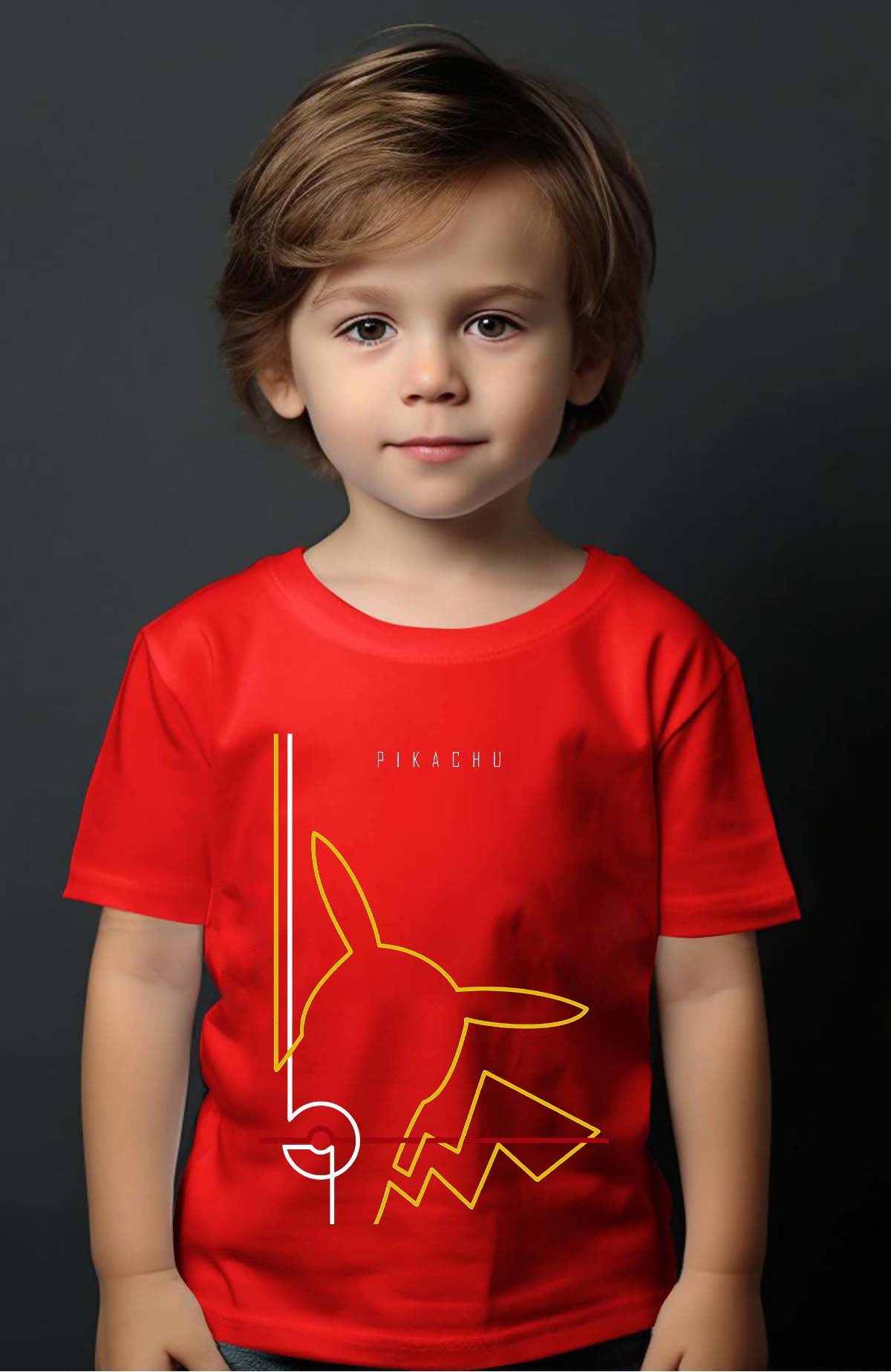 COULEUR:Rouge|T-shirt Garçon | Pik light Rouge