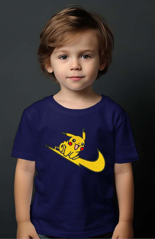 COULEUR:Marine|T-shirt Garçon | Pika on virgule Marine