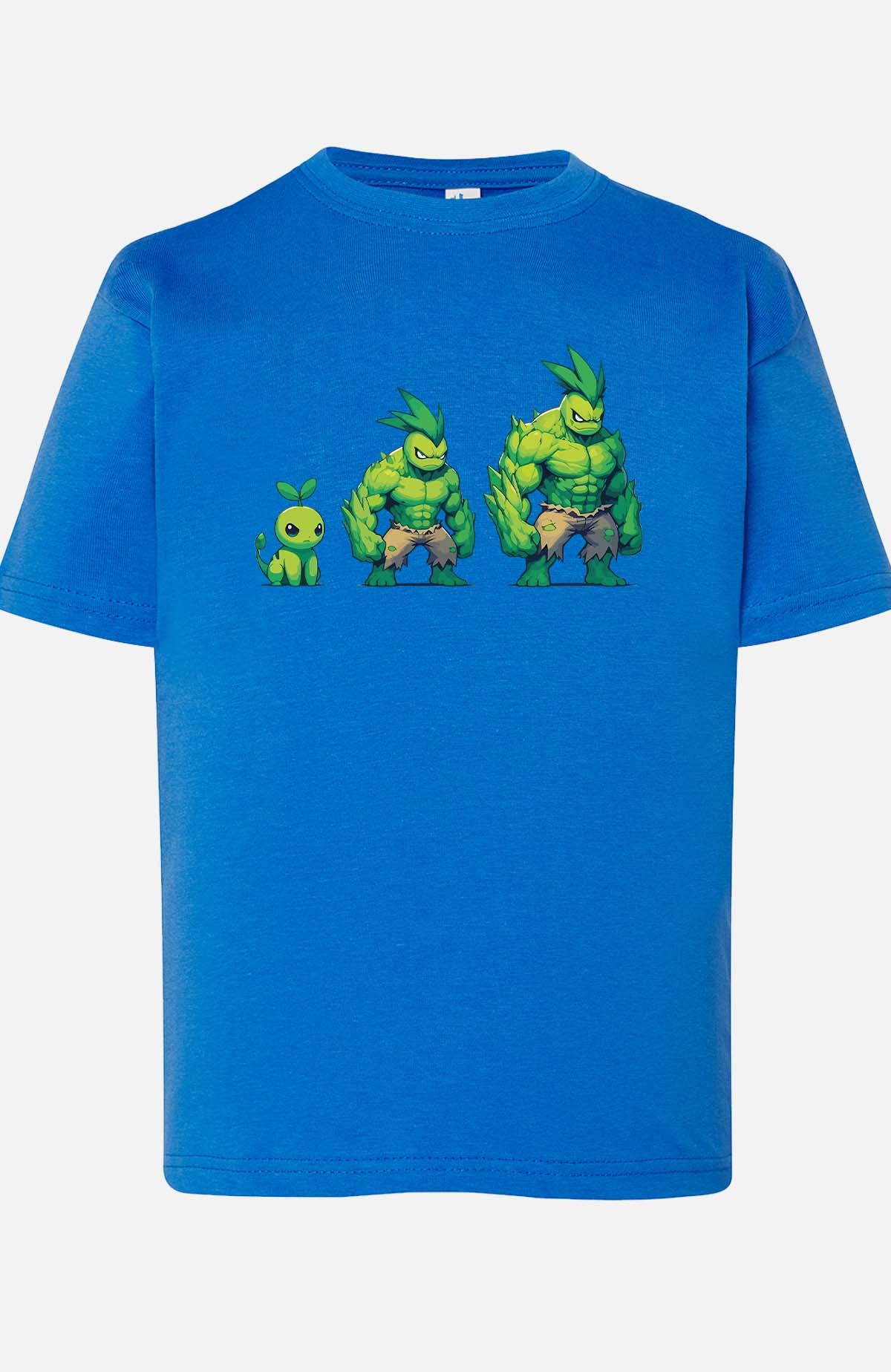 COULEUR:Bleu Roi|T-shirt Garçon | PokHulk Bleu Roi