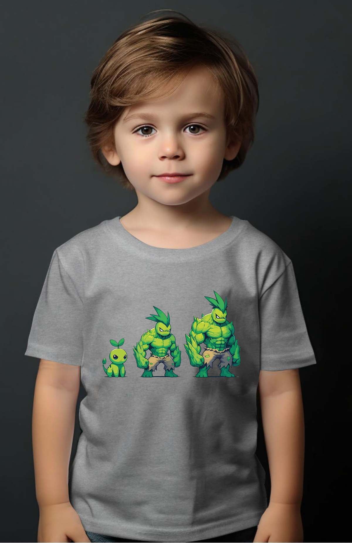 COULEUR:Gris|T-shirt Garçon | PokHulk Gris