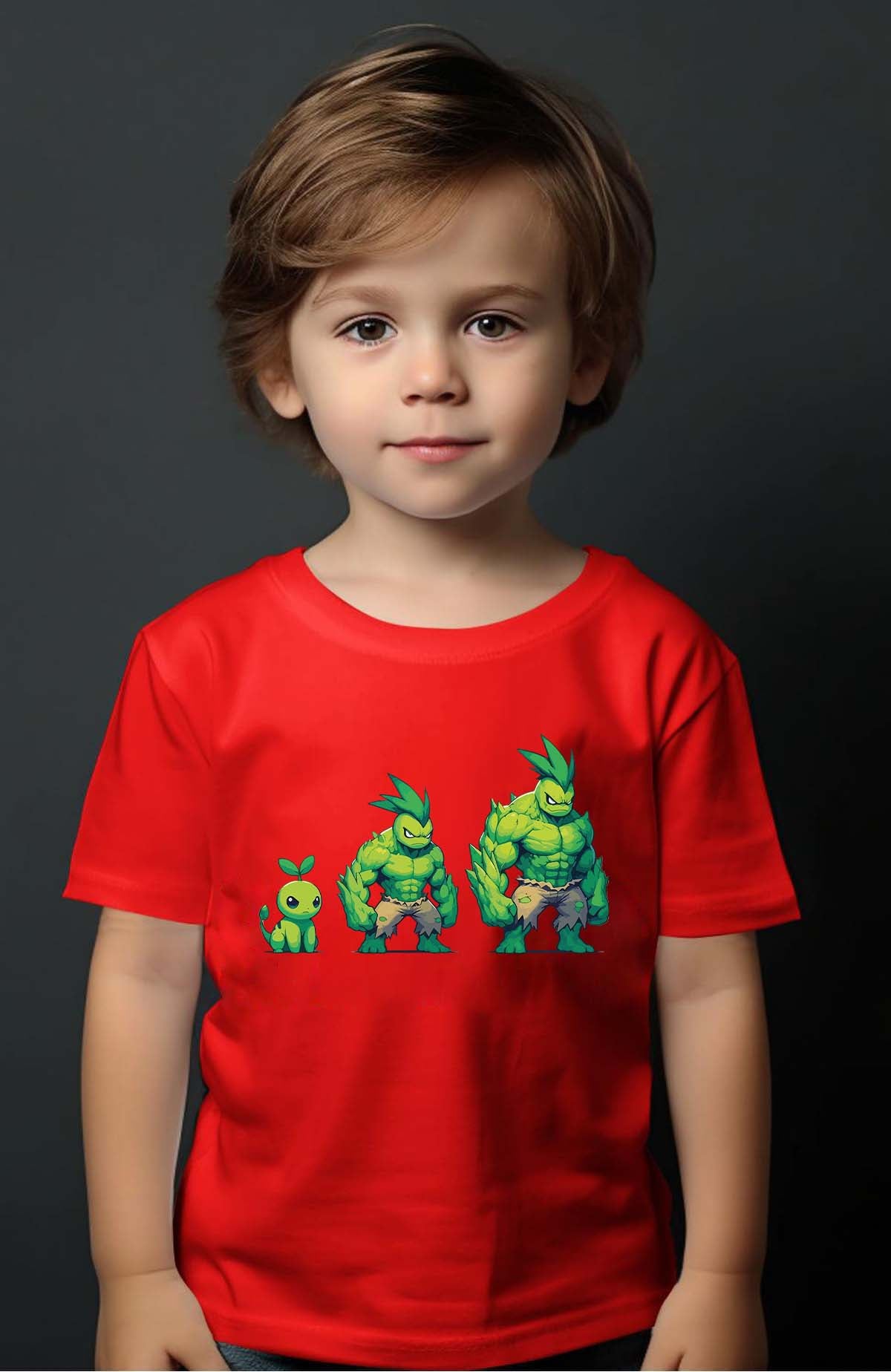 COULEUR:Rouge|T-shirt Garçon | PokHulk Rouge