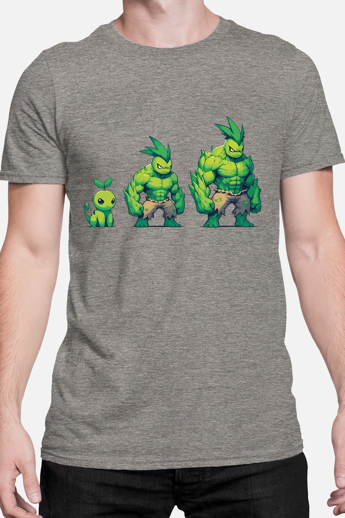 COULEUR:Gris|T-shirt Homme | PokHulk Gris
