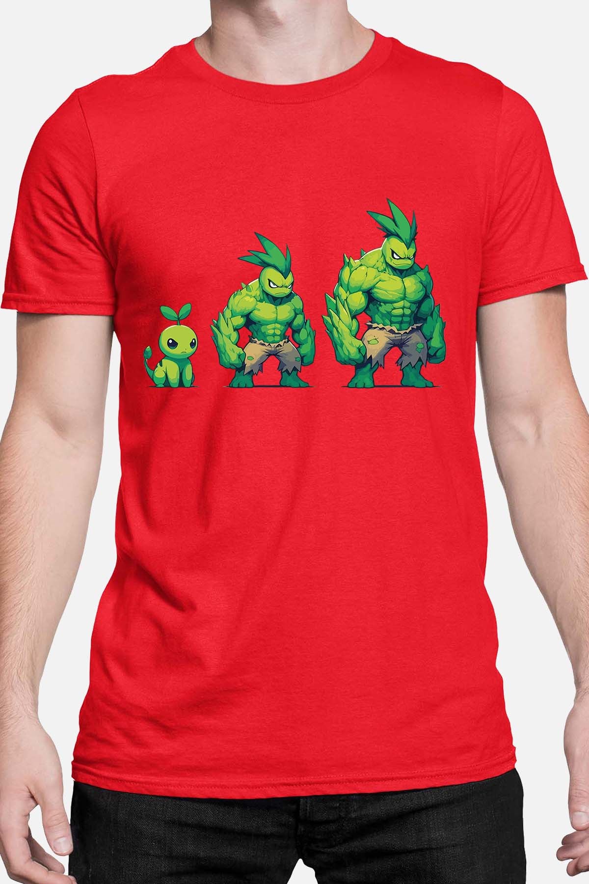 COULEUR:Rouge|T-shirt Homme | PokHulk Rouge