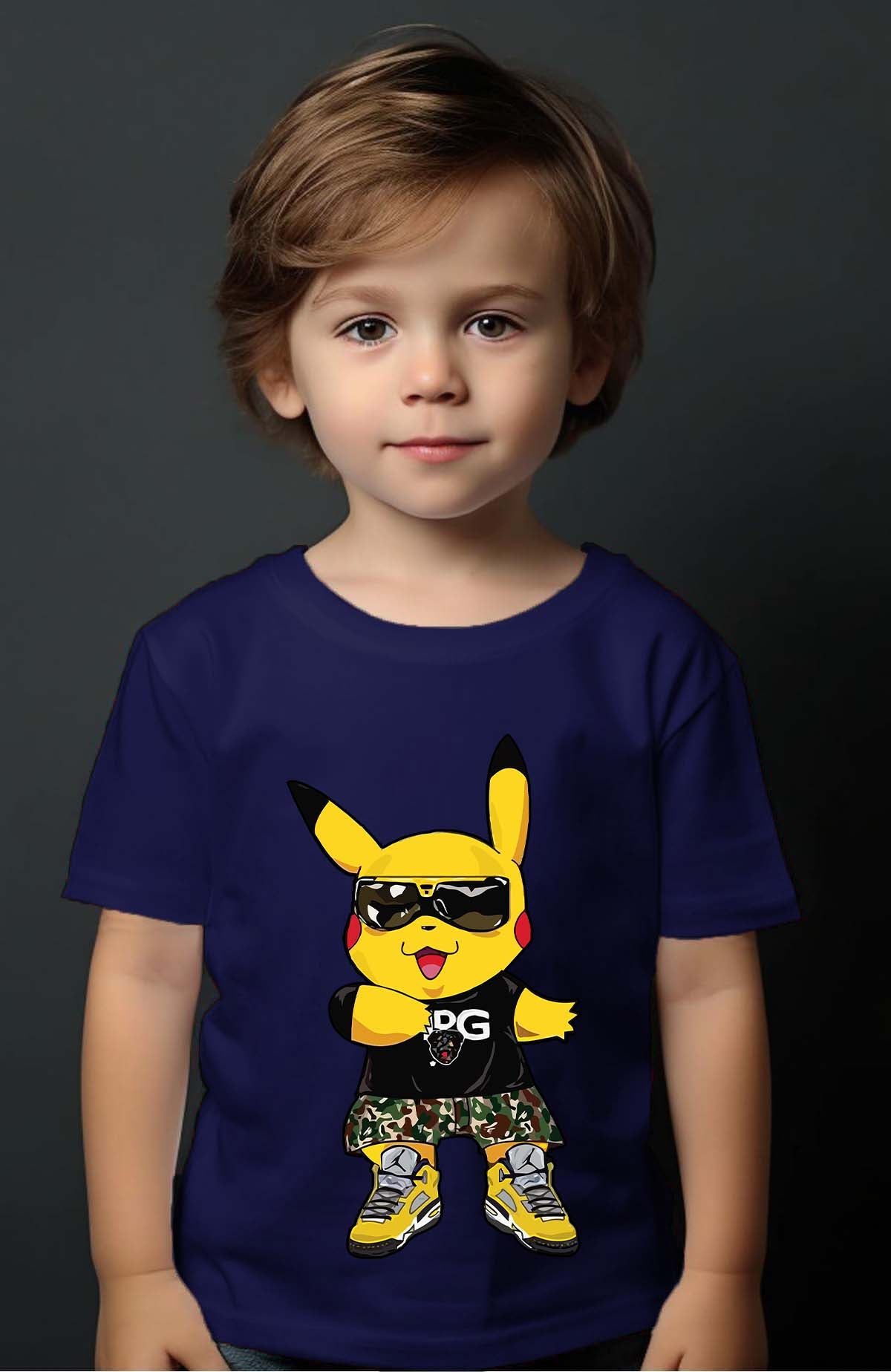 COULEUR:Marine|T-shirt Garçon | Poké D&G Marine