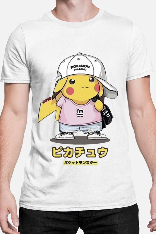 COULEUR:Blanc|T-shirt Homme | Poke casquette Blanc