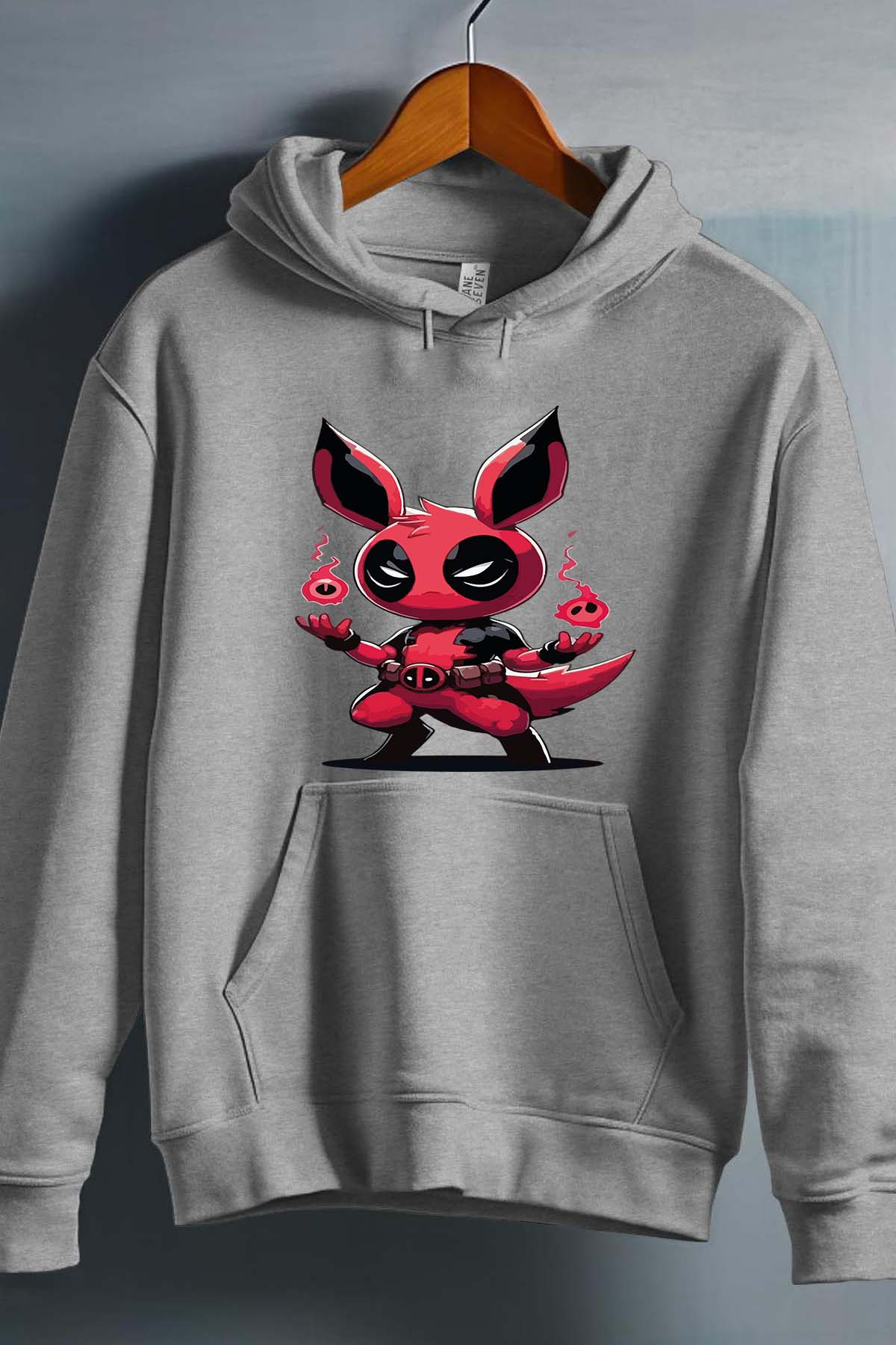 COULEUR:Gris|Sweat Capuche Garçon | Pokedead Gris