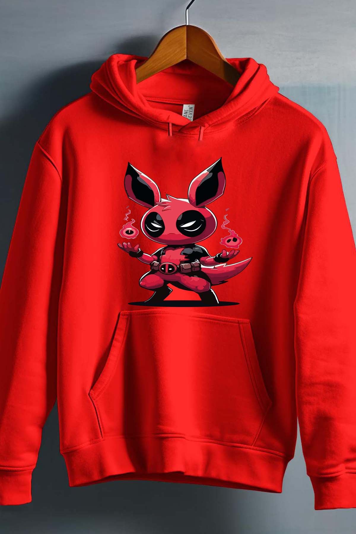 COULEUR:Rouge|Sweat Capuche Garçon | Pokedead Rouge
