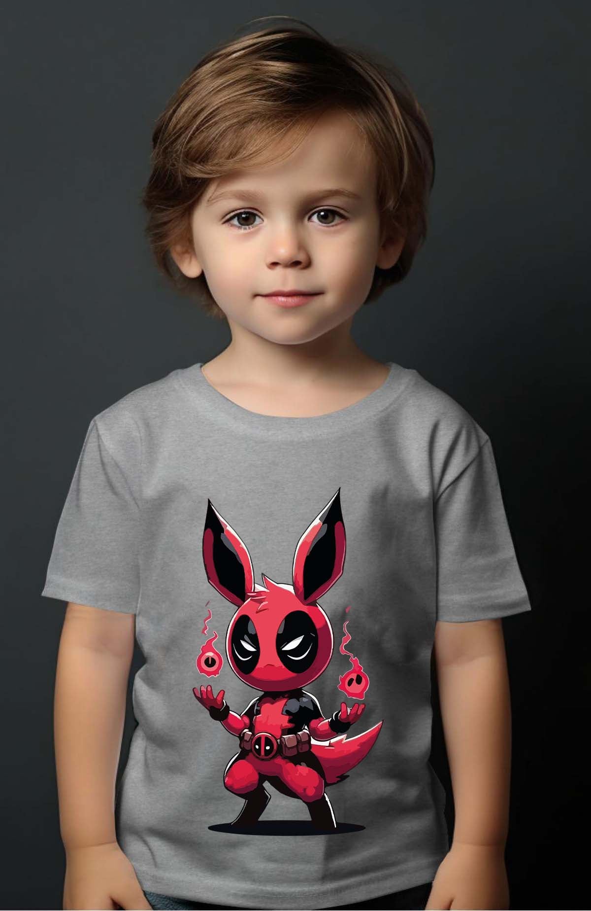 COULEUR:Gris|T-shirt Garçon | Pokedead Gris