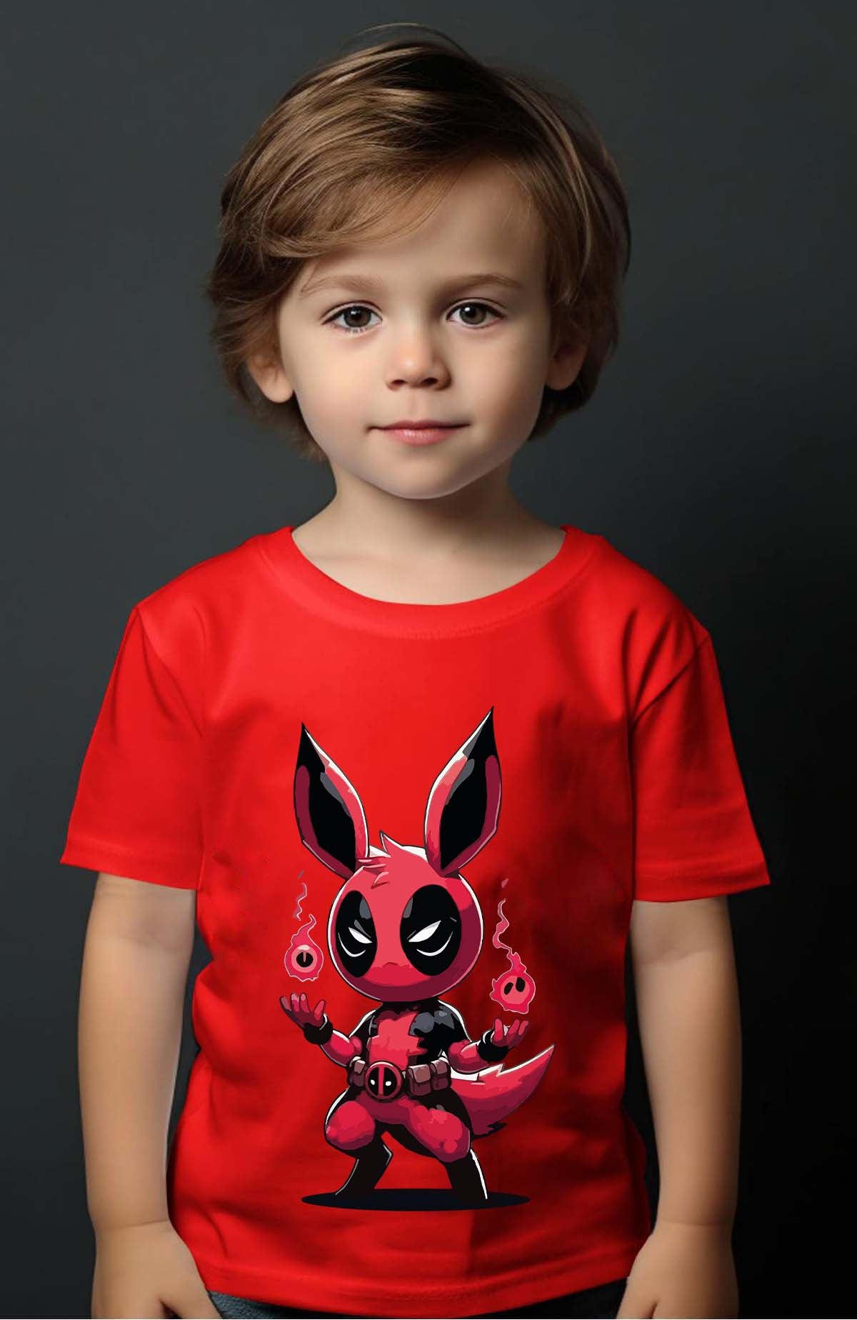 COULEUR:Rouge|T-shirt Garçon | Pokedead Rouge