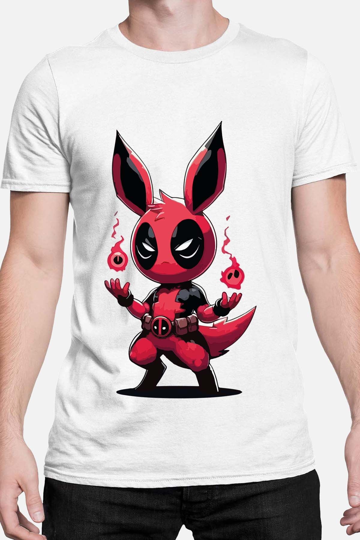 COULEUR:Blanc|T-shirt Homme | Pokedead Blanc
