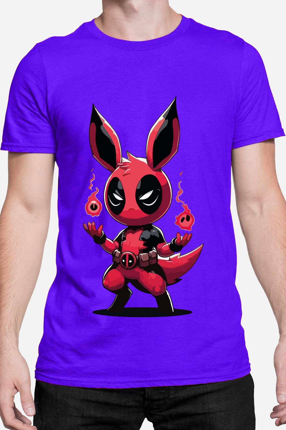 COULEUR:Bleu Roi|T-shirt Homme | Pokedead Bleu Roi