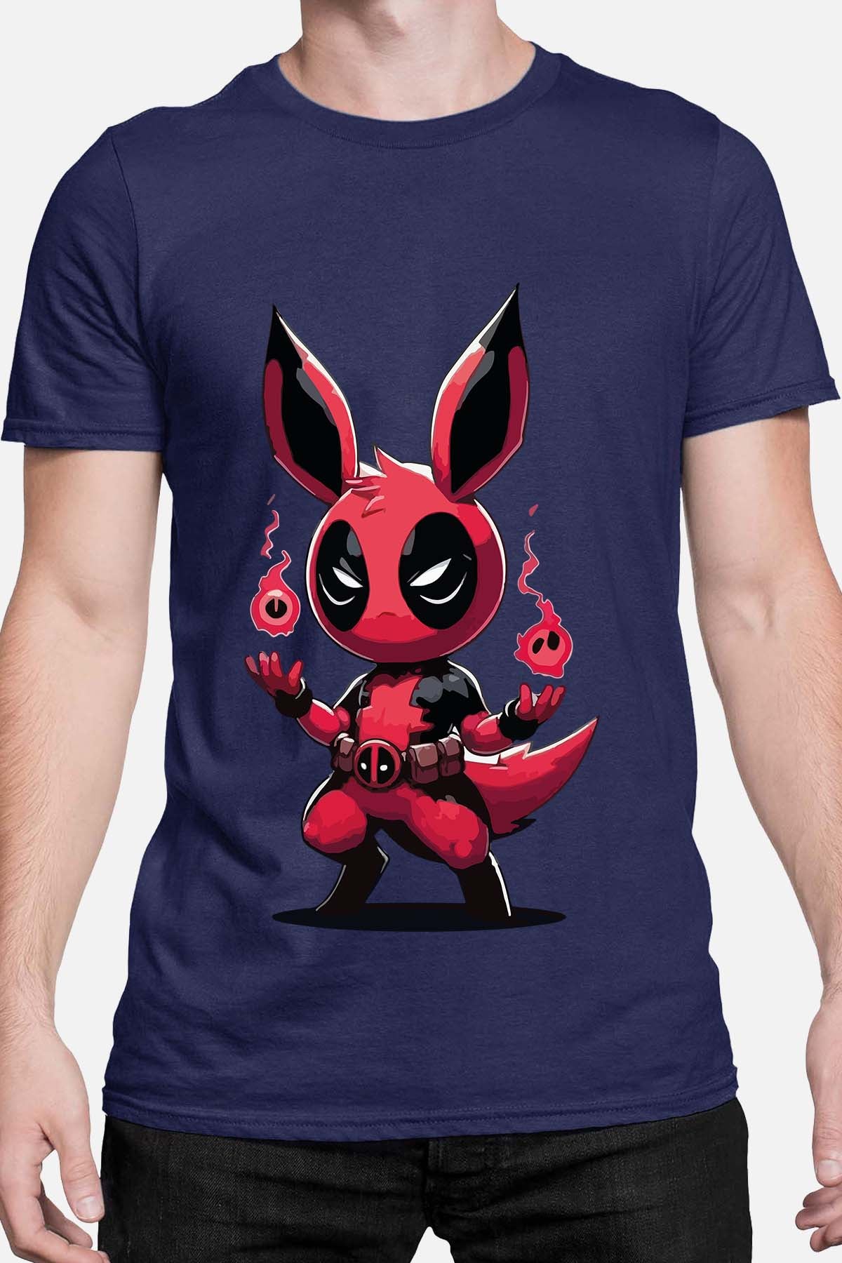 COULEUR:Marine|T-shirt Homme | Pokedead Marine