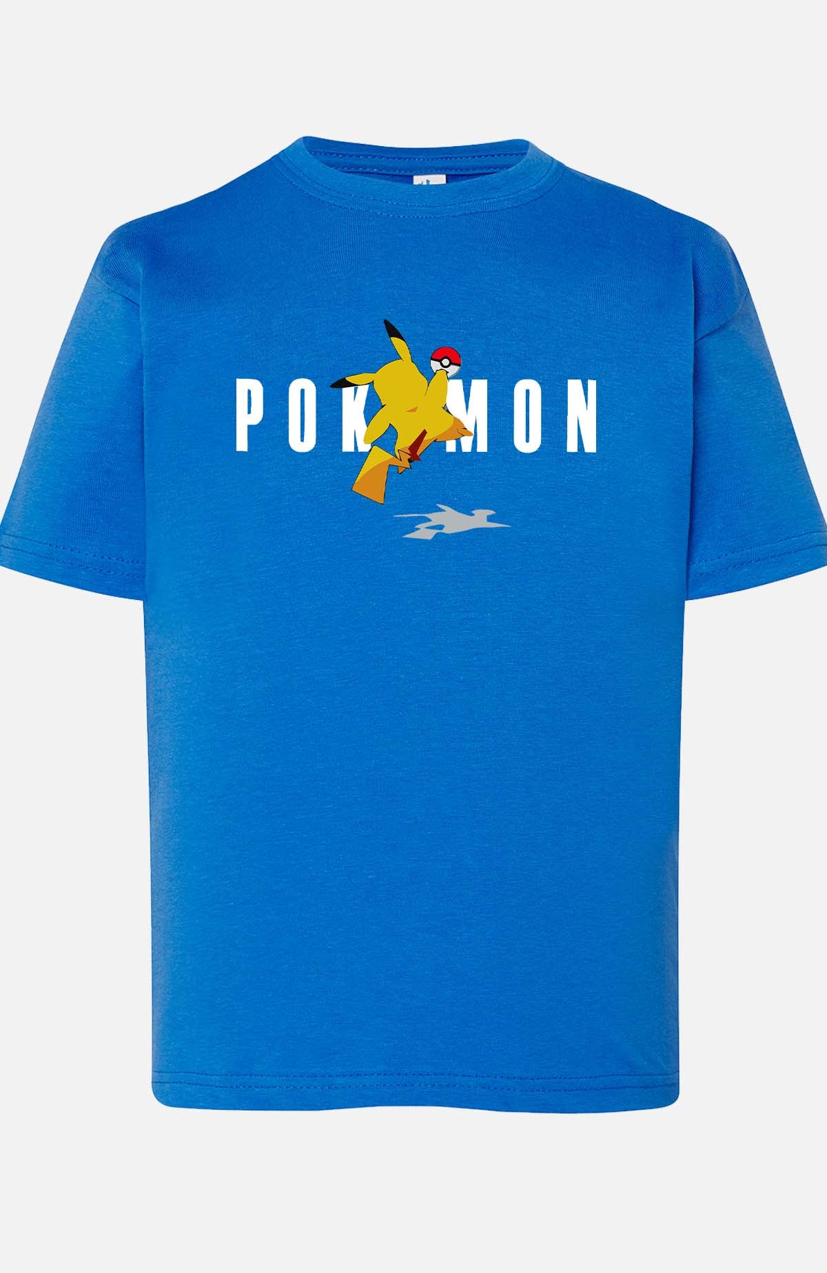 COULEUR:Bleu Roi|T-shirt Garçon | Pokemon Jojo Bleu Roi