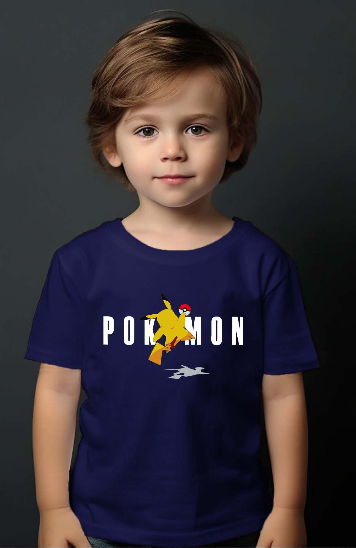 COULEUR:Marine|T-shirt Garçon | Pokemon Jojo Marine