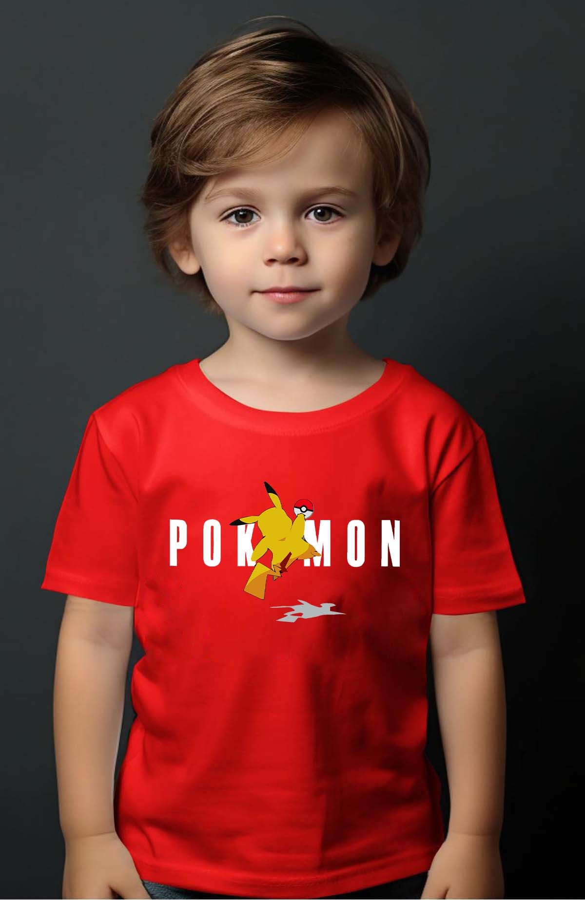 COULEUR:Rouge|T-shirt Garçon | Pokemon Jojo Rouge