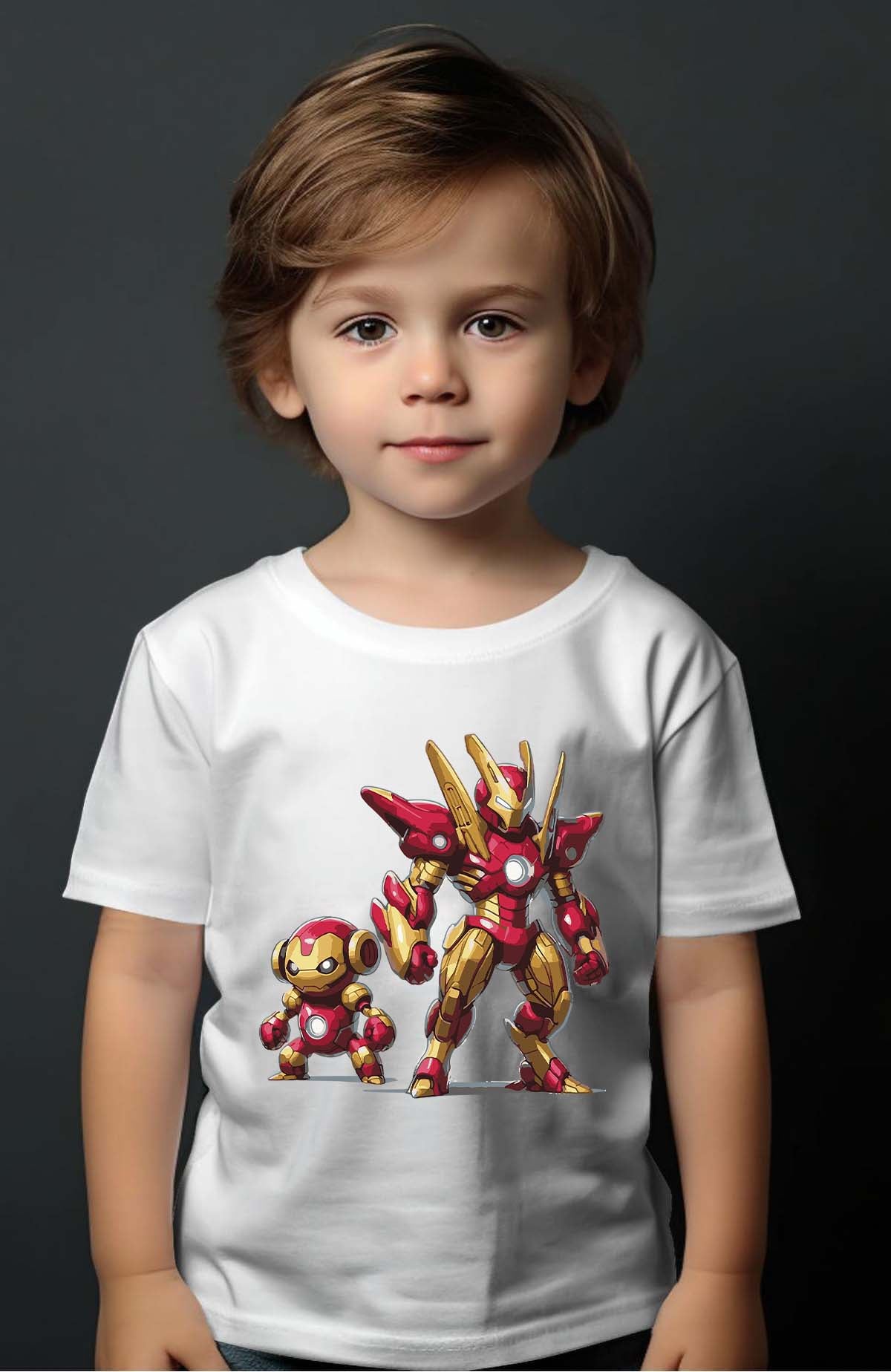 COULEUR:Blanc|T-shirt Garçon | Pokiron Blanc