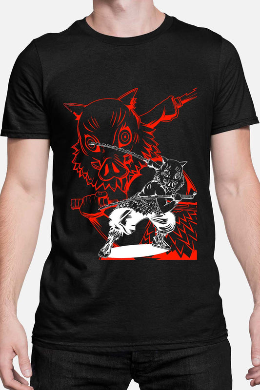 COULEUR:Noir|T-shirt Homme | Rage Sanglier Noir