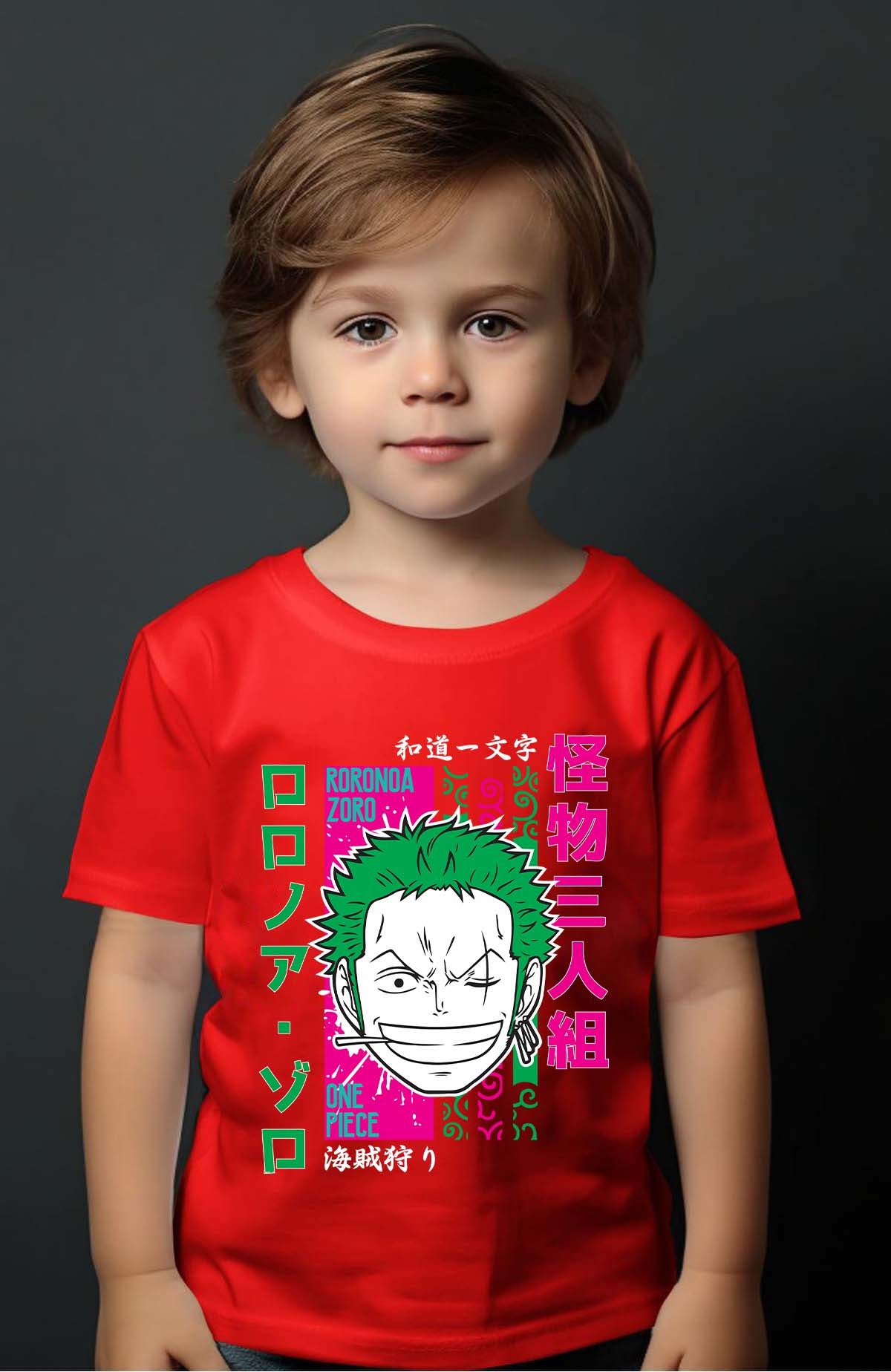 COULEUR:Rouge|T-shirt Garçon | Roronda Cartoon Rouge