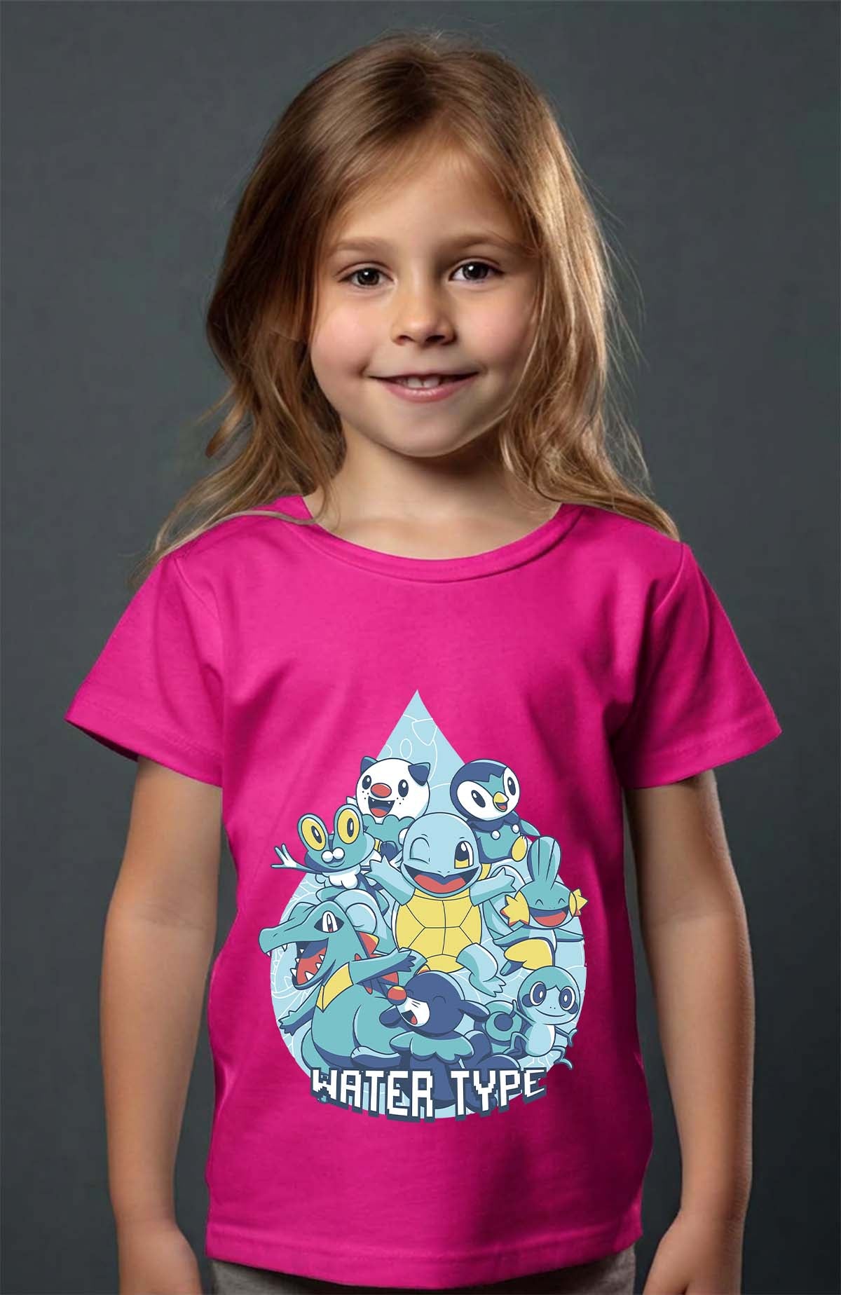 COULEUR:Fuchsia|T-shirt Fille | SCUEROU Team Fuchsia