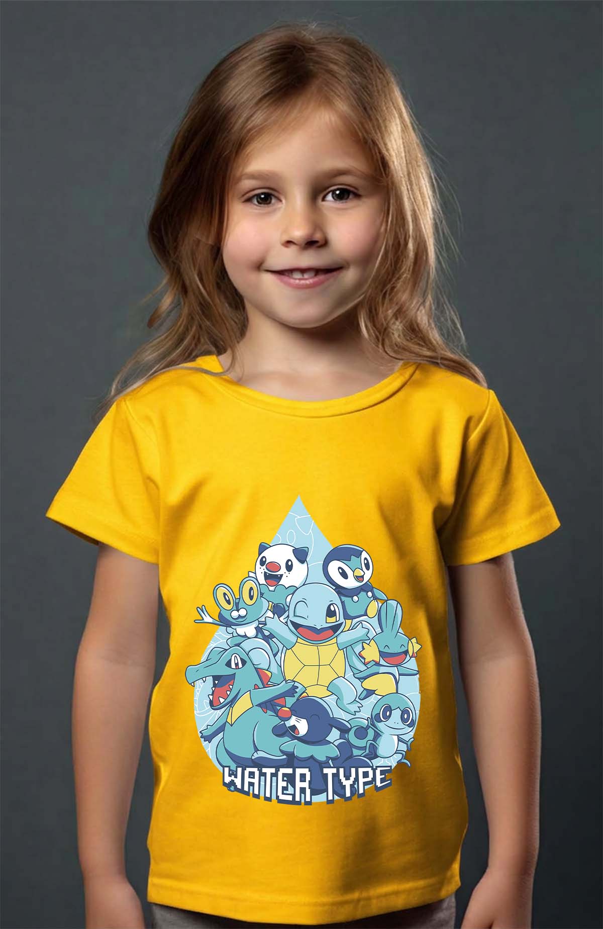 COULEUR:Jaune|T-shirt Fille | SCUEROU Team Jaune