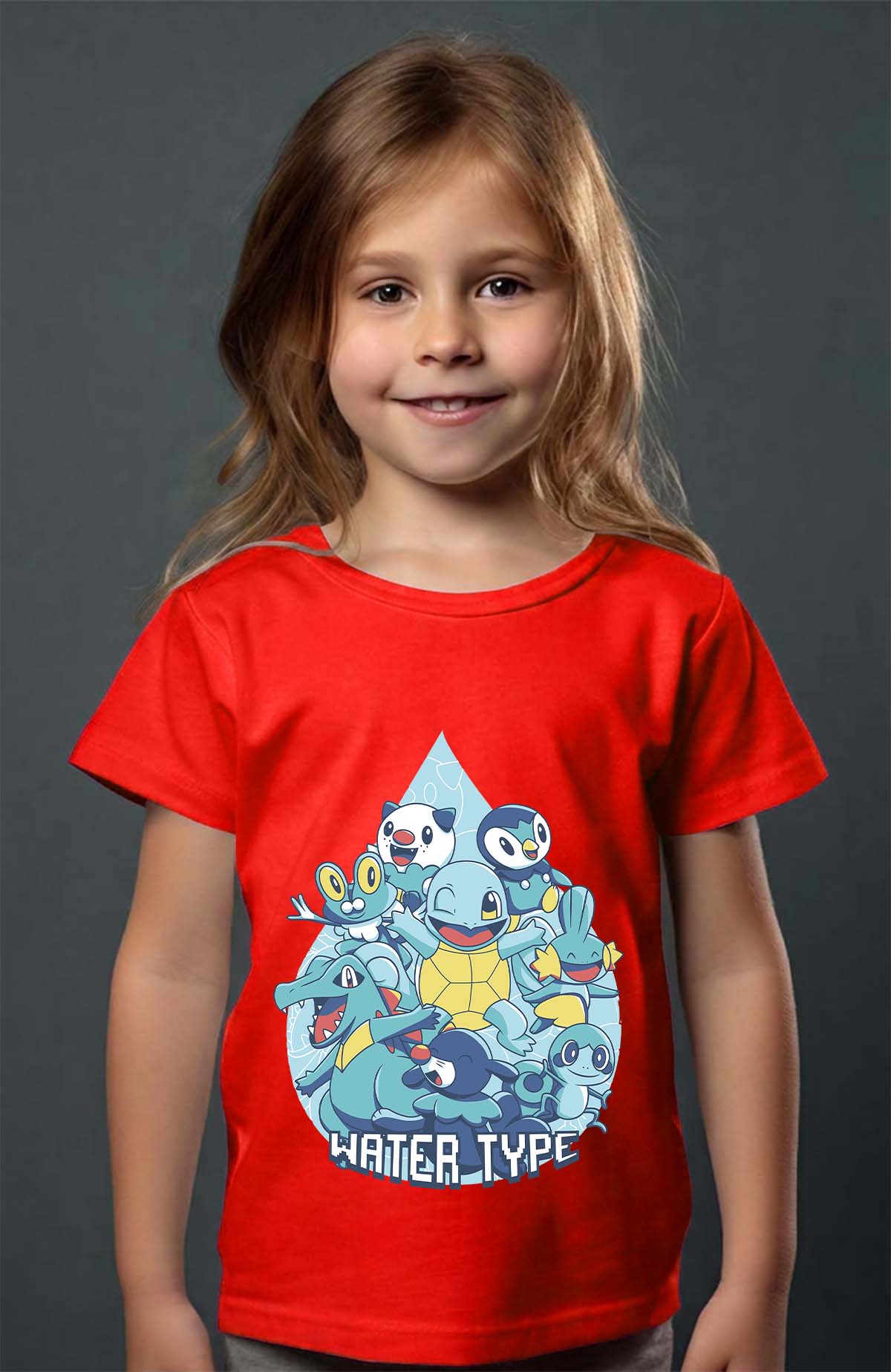 COULEUR:Rouge|T-shirt Fille | SCUEROU Team Rouge