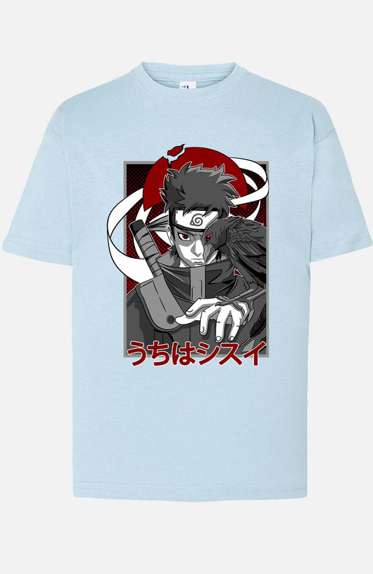 COULEUR:Bleu Ciel|T-shirt Garçon | SHISUI UCHIHA 01 Bleu Ciel