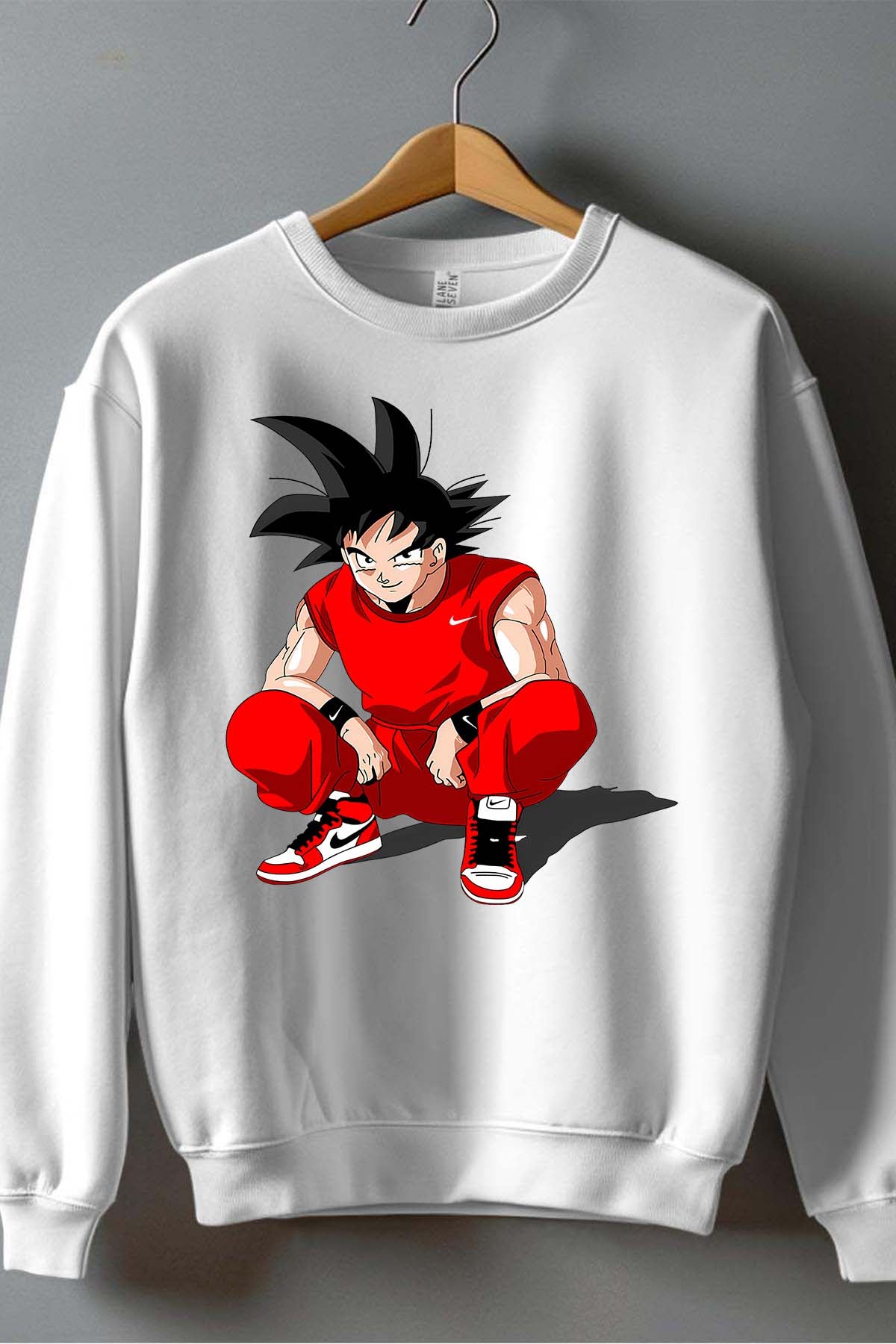 COULEUR:Blanc|Sweat Col Rond Homme | SanGoku Sport Blanc